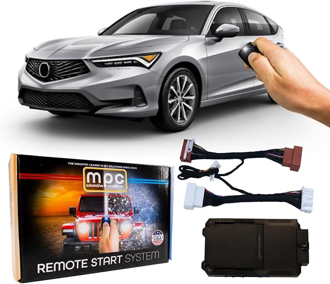 MPC Remote Start Kit Compatible with Acura Integra 2023-2025 | Plug and Play | Push Lock 3X to Start | No Wire Splicing | USA Tech Support