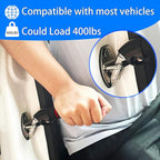 2Pack Car Door Handle for Elderly Car Handle Assist Support Multifunction Handle for Elderly and Handicapped (Red)