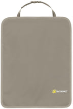 Luxury Clean-Edge Kick Mat - Seat Back Protector and Seat Cover with Invisible Strap and Stiff Edging (1 Mat)