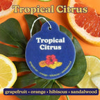 Summer Mix Car Charms 4-Pack Included Scents: Coastal Tide, Bronzed Coconut, Tropical Citrus, Florence