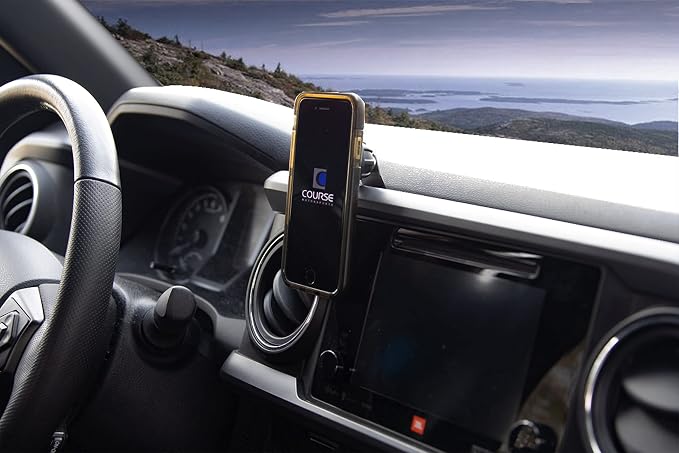 Direct Fit Phone Mount - Toyota Tacoma (2016-2023) Compatible with All Phones - Manual Cradle