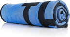 Slim Dryer Towel - Ultra-Absorbent Korean Microfiber, Suede Edge, 25"x35" Royal Blue