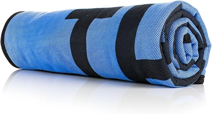 Slim Dryer Towel - Ultra-Absorbent Korean Microfiber, Suede Edge, 25"x35" Royal Blue