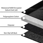 Femuar Dog Car Seat Cover, Waterproof Nonslip Pet Seat Cover for Back Seat with Storage Pockets Mesh Visual Window, Scratch Proof Pet Dog Seat Cover Hammock for Cars Trucks and SUVs, XL-Orange