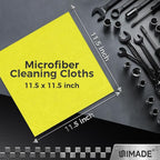 Microfiber Cleaning Cloth, 200PK Reusable Shop Rags Bulk Microfiber Cleansing Cloth Lint Free Cleaning-Towel for Car Kitchen Automotive Bar Mechanic Restaurant Garage,11.5"x11.5",Multicolor