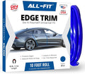 Car Door Edge Protector – Universal DIY Edge Trim to Prevent Scratches & Dings – Flexible Adhesive Molding Trim for Cars, Trucks & SUVs (10 Ft - Blue)