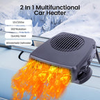 2026 New Upgraded Car Heater, Portable Car Heater, 12V Car Heater Portable,Car Defroster Windshield Heater Plug In Car Heater Windshield Defogger with 360° Rotation Car Heaters for Vehicle(Large Size)