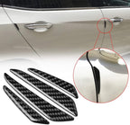 RUNMADE Universal Auto Door Side Edge Protection Guard - Carbon Fiber Anti-Scratch Protector Trim Sticker for Car SUV Pickup Truck