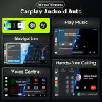 8Core 6G+128G Radio for Honda Accord 6th 1998-2003 Adroid 15 Car Stereo,Wireless Carplay Android Auto,9inch 1280x720P IPS Touch Screen,5.0Bluetooth,AHD IP69K Backup Camera,Mirror Link RCA SWC FM/RDS