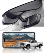Front 4K Dash Cam fit for GMC Sierra 1500 2022-2026 | UHD 2160P Video,Built-in WiFi & APP,Loop Recording,G-Sensor, f/1.6 Aperture,No Wiring,Hidden OEM Style,64GB Card