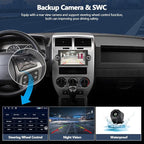 4G+64G Car Radio for Dodge Ram 1500 2500 3500 2006 2007 2008 with Wireless CarPlay Android Auto, 6.2 inch HD Touch Screen Car Stereo with Bluetooth 5.0 32EQ GPS WiFi FM Backup Camera