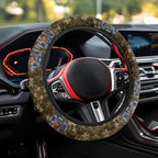 Car Steering Wheel Covers 14-15" inch Universal Fit Protection | Tiger Branch Automotive Steering Wheel Cushion, Soft Anti-slip Universal Car Interior Accessories, Easy Install