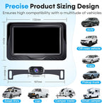 Backup Camera Ease Install for Car - USB Plug and Play, HD 1080P Rear View Camera Kit, Waterproof, Night Vision for Cars, Truck, SUV, Van, Camper