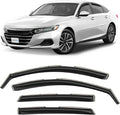 in-Channel Incredibly Durable Rain Guards for Honda Accord 2018-2022, Original Window Deflectors, Vent Window Visors, Vent Deflector, 4 pcs. - 618410