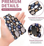 Car Seat Back Storage Hook, Funny Car Purse Hook, Cute Vehicle Storage Organizer for Purses Handbags Cute Daisy Floral
