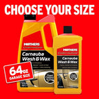 California Gold Carnauba Wash & Wax, 64 oz. — Cleans, Shines & Protects – Gentle, pH Balanced, Ultra-Sudsy for a Spot-Free, Brilliant Finish. Biodegradable & Won't Strip Wax or Ceramic (05674)