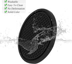 4 Pack Car Coasters, 2.75inch Universal Non-Slip Car Cup Holder Coaster for Car, PVC Cup Pad Mat Car Coasters for Cup Holders for Women (Black)