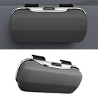 Sunglasses Holder for Car Sun Visor, Protective Automotive Eyeglasses Storage Case Hanger, Car Sunglass Holder Suitable for Truck and Sedan to Place Sunglass (Gray)
