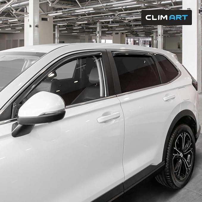 in-Channel Incredibly Durable Rain Guards for Honda CR-V (CRV) 2023-2026, Original Window Deflectors, Vent Window Visors, Vent Deflector, 4 pcs. - 623100