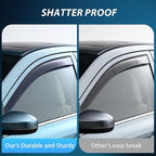 Side Window Visors for Nissan Altima 2019–2026, Light Smoky Blue Rain Guards Vent Visors Window Deflector, Reduce Wind Noise for Comfortable Driving, 4PCS