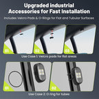Wireless LED Lights for Car 4PCS, Interior Car Lights with Remote, USB-C Charging Strobe Lights, 80H Battery 8 RGB Colors IP65 Waterproof Ambient Lighting Car Accessories for Trucks Motorcycles Bike