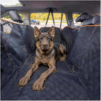 Dog Seat Cover for Pickup Trucks, 900D Heavy Duty Truck Back Seat Cover for Dogs, Waterproof & Non-Slip Pet Car Seat Cover, Fits Ford F150 F250 Ram 1500 GMC Sierra Chevy Silverado Crew Cab