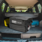 Golf Trunk Organizer for Car – Rigid, Won’t Collapse | Ventilated Shoe Compartment, Adjustable Dividers & Mesh Pockets | Golf Gift for Men & Women | Premium Car Trunk Storage Organizer