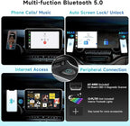 Wireless CarPlay&Android Auto Adapter with 4G LTE Magic AI Box | GPS, Full Android OS, OBD II, Gemini 3.0, Enjoy Video & Music Apps, Plug & Play for Factory Wired CarPlay & Android Auto