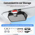Sunglasses Holder for Car Visor Leather Eyeglasses Organizer Case for BMW X3 X5 X7 X1 3 4 2 5 Series Accessories