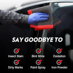 Clay Decontamination Towel - Professional Detail Products - Proven Cleaning & Release of Paint Contaminants; Increase Wax & Sealant Bond; Enhance Paint Gloss & Color; Fine Grade (12x12inches)