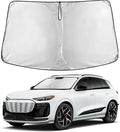 Windshield Sunshade Compatible for Audi Q6 e-tron 2025 2026 2027, Sun Visor for Front Windshield & Window Sun Shade Cover, UV Heat Blocker & Protector, Car Accessories