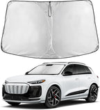 Windshield Sunshade Compatible for Audi Q6 e-tron 2025 2026 2027, Sun Visor for Front Windshield & Window Sun Shade Cover, UV Heat Blocker & Protector, Car Accessories