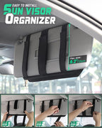 Tactical Car Sun Visor Organizer, Fit Cars Trucks SUV Jeeps Patrols | Tactical Car Sun Visor Organizer, Fit Cars Trucks Suv Jeeps Patrols