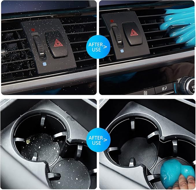3 Pack Cleaning Gel for Car Detailing Putty Car Vent Cleaner Goo Cleaning Putty Gel Auto Detailing Tools Car Interior Cleaner Dust Cleaning Mud for Cars Dust Cleaner Slime Keyboard Cleaner