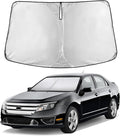 Windshield Sunshade Compatible for Ford Fusion 2006-2010 2011 2012, Sun Visor for Front Windshield & Window Sun Shade Cover, UV Heat Blocker & Protector, Car Accessories