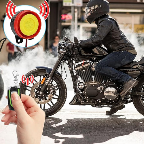 12V Motorcycle Anti-Theft Alarm with Remote Engine Start | 12V motorcycle anti-theft alarm system with remote control and engine start function