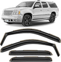 in-Channel Incredibly Durable Rain Guards for GMC Yukon XL 1500 2007-2014, Original Window Deflectors, Vent Window Visors, Vent Deflector, 4 pcs. - 607181