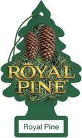 Car Air Freshener | Hanging Paper Tree for Home or Car | Royal Pine | 6 Pack