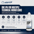 99.9% Isopropyl Alcohol (IPA) 1 Gallon Total (32 fl oz x 4) – High-Purity Technical Grade Alcohol for Industrial & Laboratory Use, Fast Evaporating, Low-Residue Formula