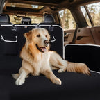 Dog Car Seat Cover for SUV - Waterproof Back Seat Cover for Dogs with Side Walls & Bumper Guard, Non-Slip 600D Oxford, Large Pet Car Seat Protector 81.9"×54.3"