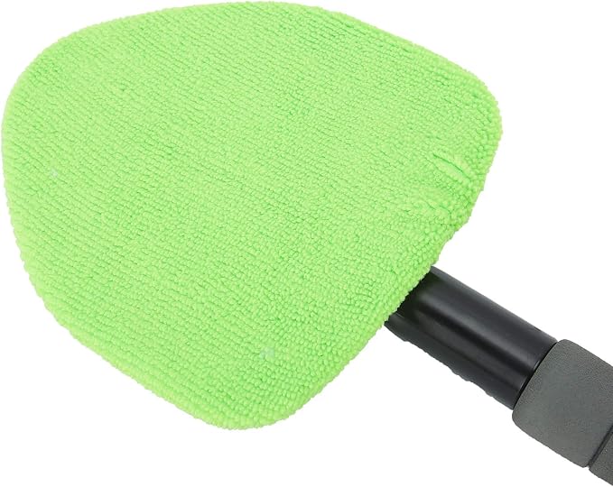 Microfiber Car Window Tool Windshield Cleaner Wand Tool with Telescopic and Extendable Handle Auto Inside Glass Wiper Kit