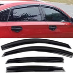 Tape-On Side Window Visors rain Guards Vent Deflectors for Honda Accord 2018 2019 2020 2021 2022