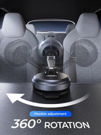 XO Qi2.2 Magnetic Car Mount Charger,25W Fast Charging with Cooling Fan and LED Light, 360° Rotatable Strong Hold Car Phone Mount with for Phone,Universal Fit for Most Vehicles, Easy Installation