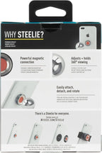 Steelie Orbiter Dash Kit - Metal Plate Attaches to Exterior of Charger - Dashboard System with Magnetic Socket, Dash Mount & Metal Plate - Orbiter