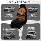 2 Pack Car Towels Seat Cover with Storage Bag, Multifunctional Microfiber Towel for Gym Outdoor Sport Running,Picnic, Beach, Pet Dog Travel,Fits Car SUV Truck (Adventure)