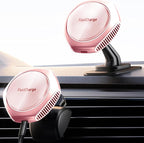 for MagSafe Car Mount Charger, 15W Fast Charging Magnetic Wireless Car Charger Phone Holder Mount Fits iPhone 15 Pro Max Plus 14 13 12 Mini MagSafe Case - Pink