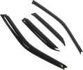 WD2-354 Dark Smoke 4 Pcs Set Window Visor (Outside Mount) Deflector Rain Guard Compatible with 1991-1994 Nissan Sentra