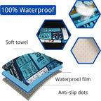 Waterproof Car Seat Cover for Front Seats, Protector for Cars SUVs Trucks, Sweat Towel Seat Covers Bucket for Gym,Workout,Beach,Hiking,Running (Vet Tech Gift, 1PC)