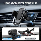 3-in-1 Car Phone Mount Strongest Suction & Clamp | 2026 Upgraded Design, 122lb Suction, 360° Adjustable Car Mount, Dashboard/Vent/Windshield Mount, iPhone & Samsung Compatible