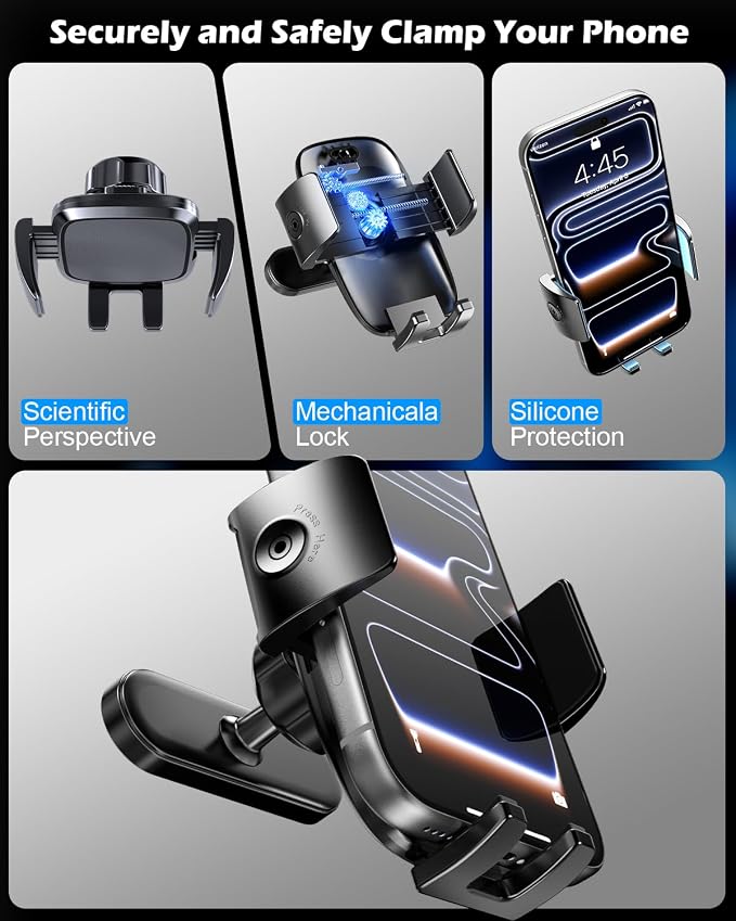 for Hyundai Ioniq 5 Magnetic Phone Mount, Wide Clamp for 4-7.2 inch Smartphones, Metal Dashboard Phone Holder for 2022-2025 Ioniq5 2026 Ioniq 9, 2024-2026 Sonata Kona & 2025-2026 Tucson